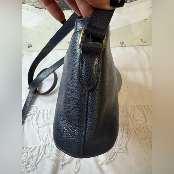 Coach Navy Blue Leather Crossbody - Picture 4 of 17